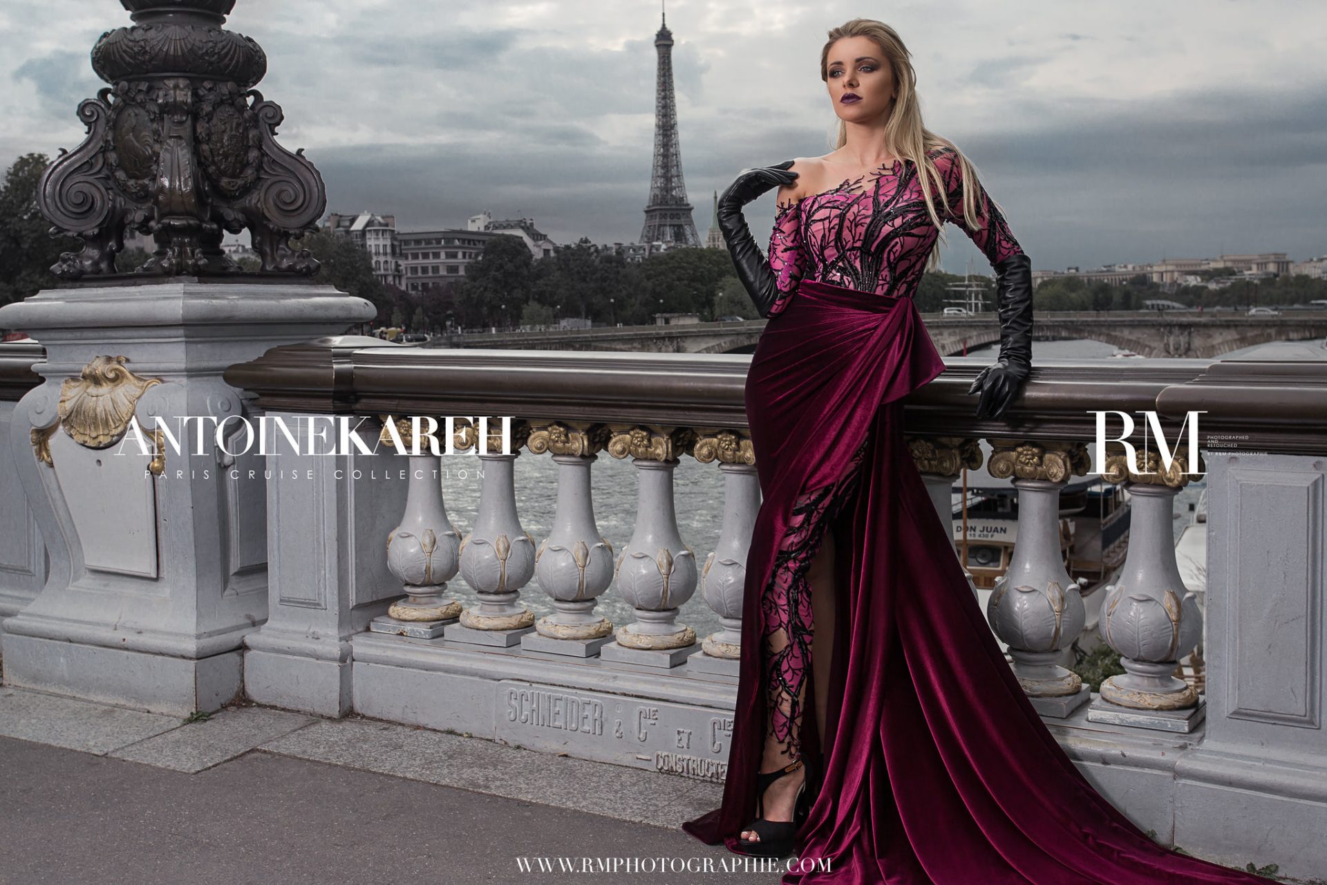 rmphotographie-fashion-photographer-photographe-mode-paris-antoine-kareh-high-fashion-dress-robe-haute-couture-pink-velvet-rose-velours
